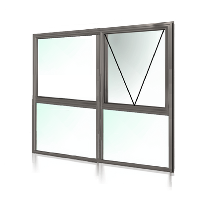 Awning Window OX + Lowlite 1800 H x 1450 W