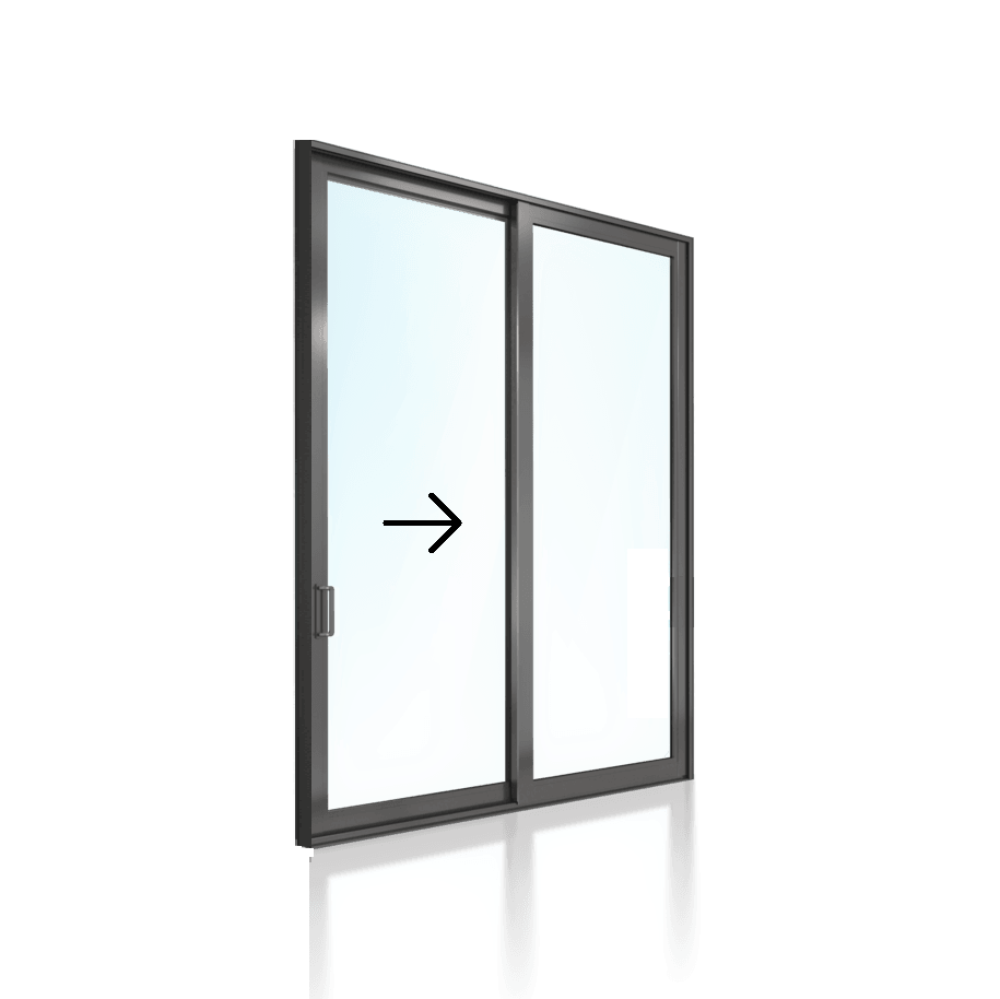 Sliding Door XO 2100 H x 1450 W