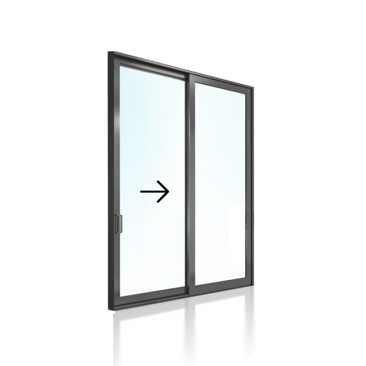 (In Stock) Sliding Door XO 2100 H x 2410 W