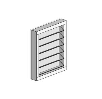 Louvre Window 900 H x 910 W