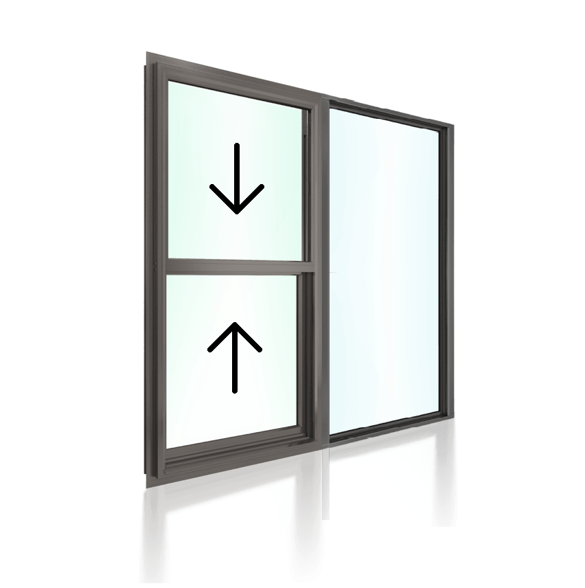 Double Hung Window XO 1457 H x 2050 W