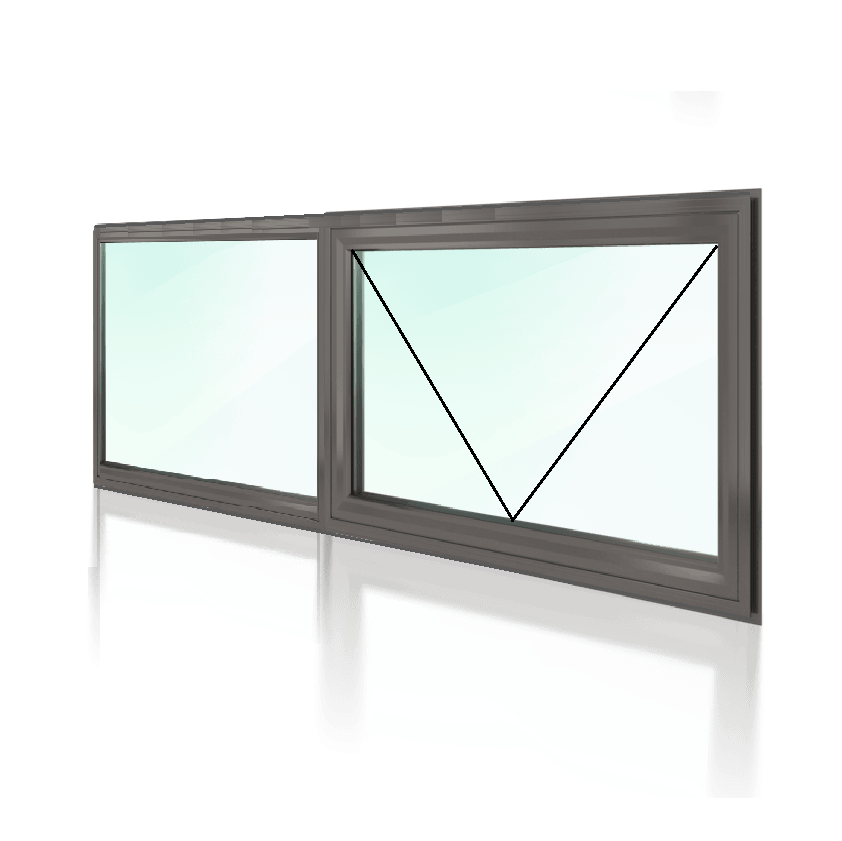 Awning Window OX 1372 H x 2050 W