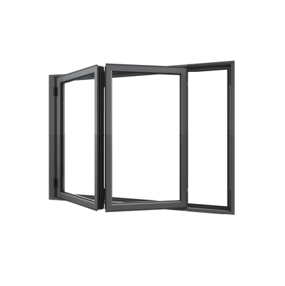 Bifold Window 2-STACKING LEFT (OPEN OUT) 1000 H x 1450 W