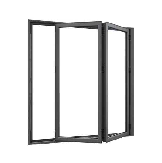 Bifold Doors 2-STACKING RIGHT (OPEN OUT) 2400 H x 1450 W