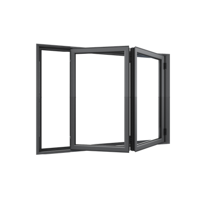 Bifold Window 2-STACKING RIGHT (OPEN OUT) 1000 H x 1450 W