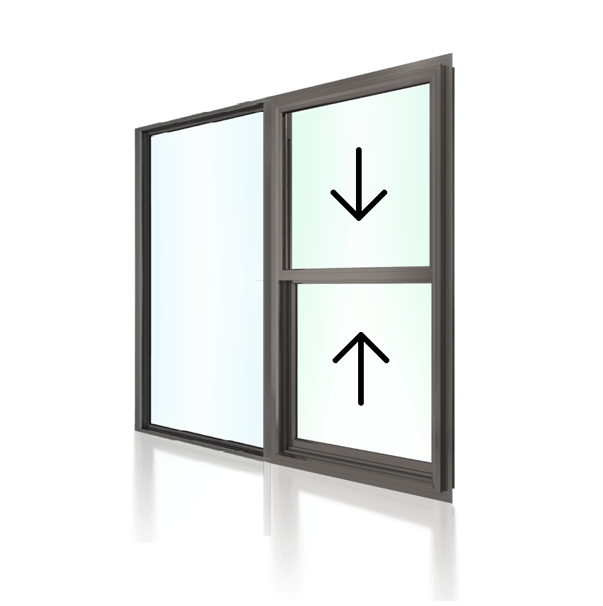 Double Hung Window OX 1457 H x 1450 W