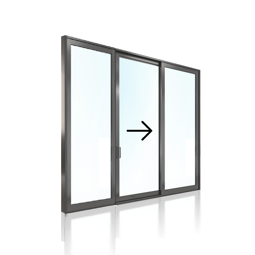 Sliding Door OXO RIGHT 2100 H x 3060 W