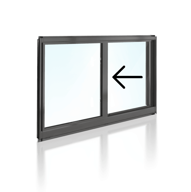 Sliding Window OX 1380 H x 2410 W