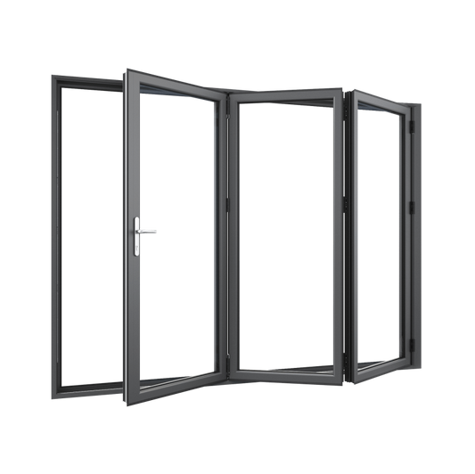 Bifold Doors 3-STACKING RIGHT  (OPEN OUT) 2100 H x 2710 W