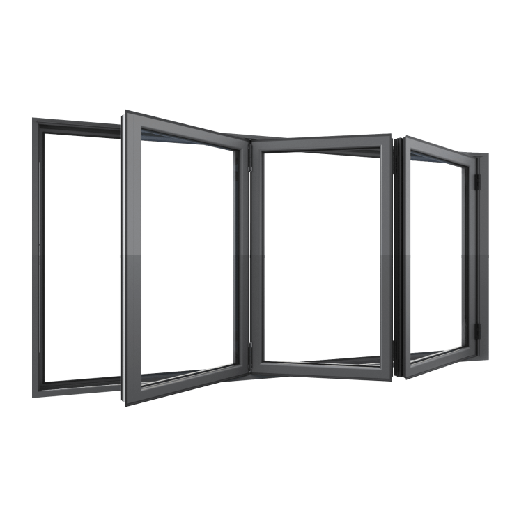 Bifold Window 3-STACKING RIGHT (OPEN OUT) 1000 H x 2150 W