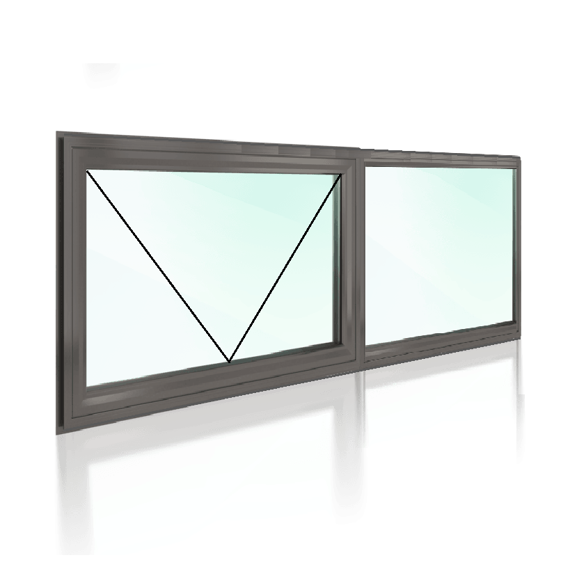 Awning Window XO 1029 H x 1450 W
