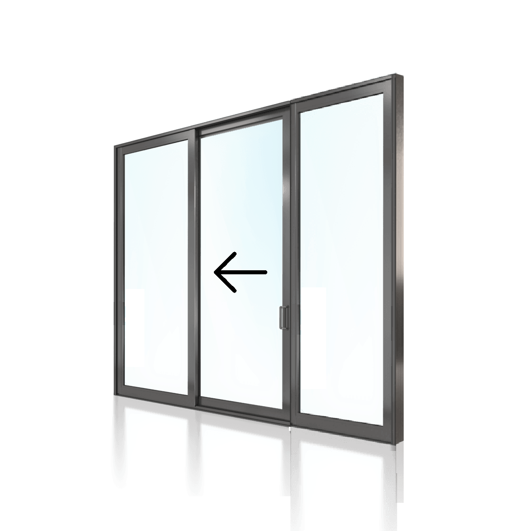 Sliding Door OXO LEFT 2100 H x 4500 W
