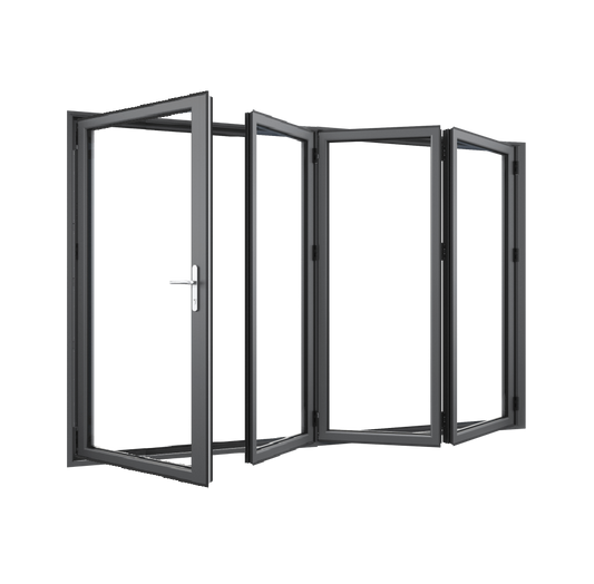 Bifold Doors 3-STACKING RIGHT / 1-LEFT (OPEN OUT) 2400 H x 3610 W