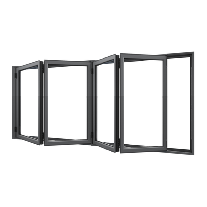 Bifold Window 4-STACKING LEFT (OPEN OUT) 1200 H x 2900 W