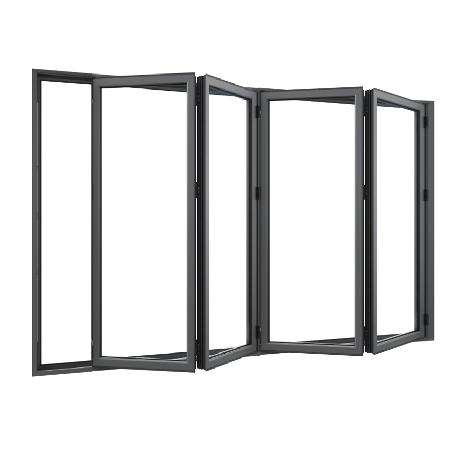 Bifold Doors 4-STACKING RIGHT (OPEN OUT) 2100 H x 2900 W