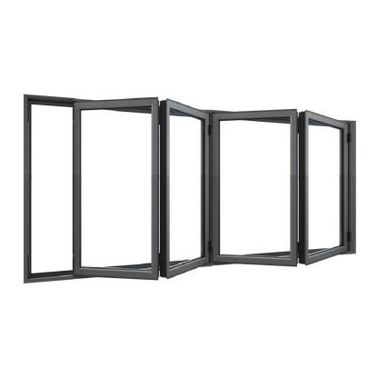 Bifold Window 4-STACKING RIGHT (OPEN OUT) 1200 H x 2150 W