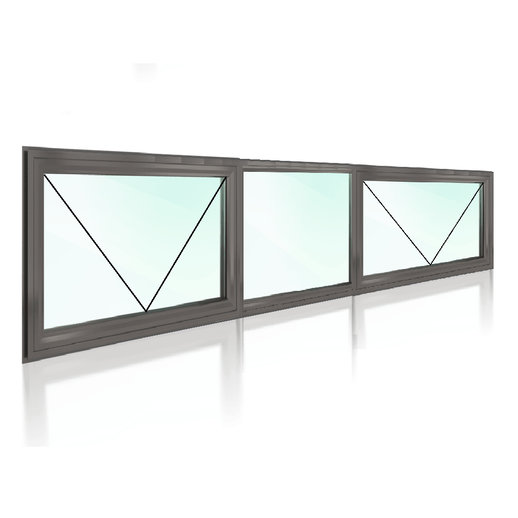 Awning Window XOX 857 H x 2650 W