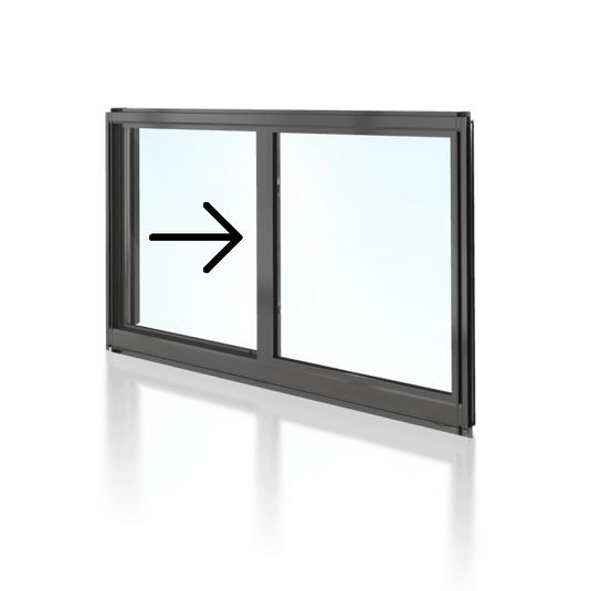 Sliding Window XO 514 H x 850 W