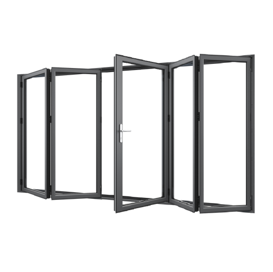Bifold Doors 3-STACKING RIGHT / 2-LEFT (OPEN OUT) 2100 H x 4510 W