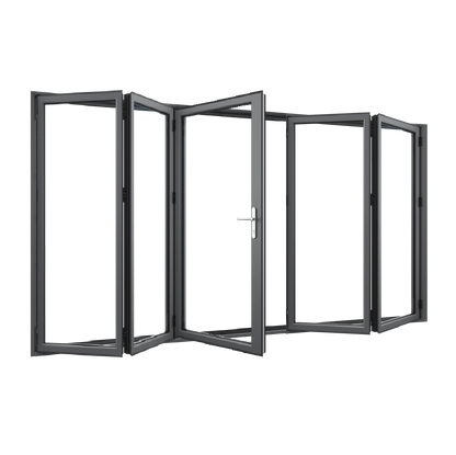 Bifold Doors 2-STACKING RIGHT / 3-LEFT (OPEN OUT) 2400 H x 3600 W