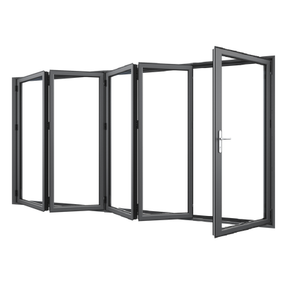 Bifold Doors 1-STACKING RIGHT / 4-LEFT (OPEN OUT) 2100 H x 4510 W