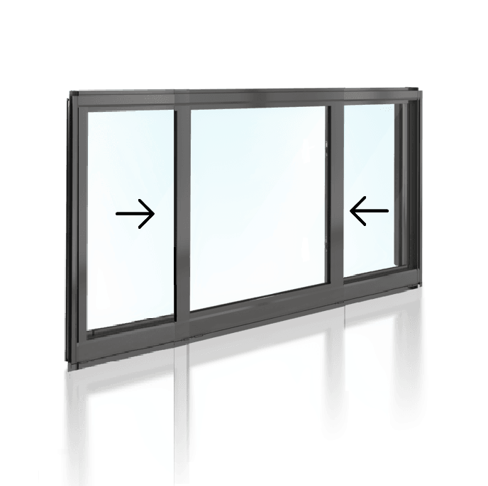 (In Stock) Sliding Window XOX 514 H x 2410 W