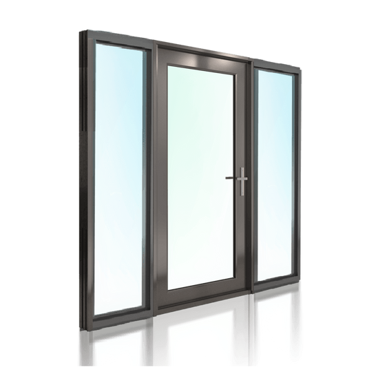 Hinged Door OXO (LEFT HINGE) (OPEN IN) 2400 H x 2200 W