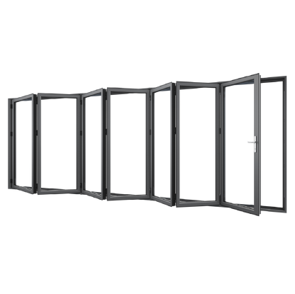 Bifold Doors 7-STACKING LEFT (OPEN OUT) 2400 H x 5000 W