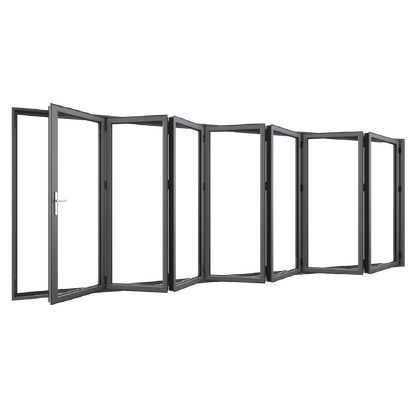 Bifold Doors 7-STACKING RIGHT (OPEN OUT) 2400 H x 6350 W