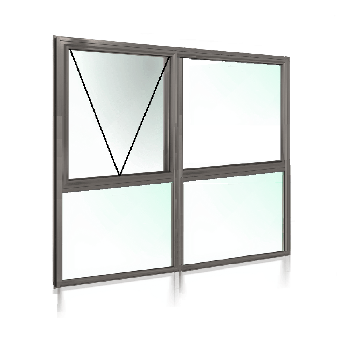 Awning Window XO + Lowlite 2057 H x 2410 W