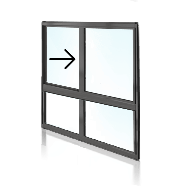 Sliding Window + Lowlite  XO 1800 H x 1810 W