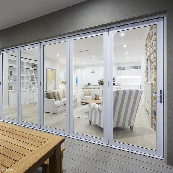 Bifold Doors 2-STACKING LEFT (OPEN OUT) 2100 H x 1450 W