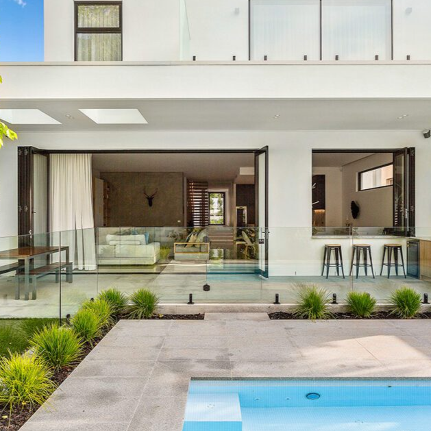 Bifold Window 1-STACKING LEFT / 3 RIGHT (OPEN OUT) 1500 H x 2150 W